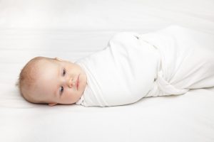 swaddle a baby